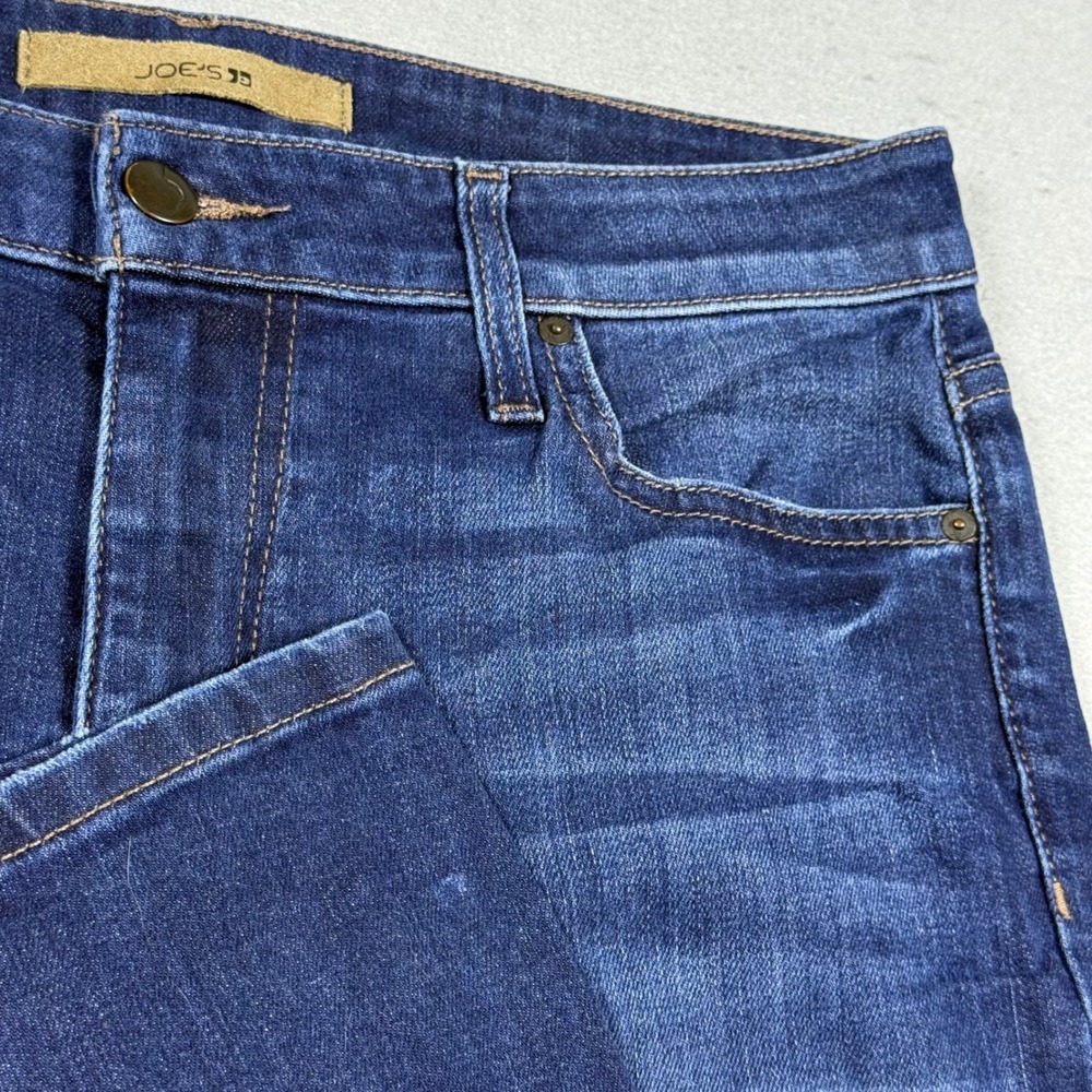 Joes Jeans Womens Skinny Dark Wash Stretch Denim Blue Jeans Size 29